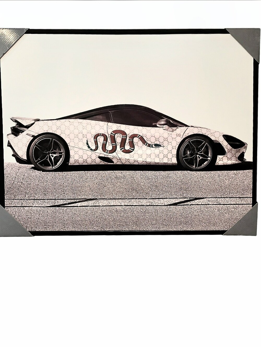 Studio Vista Photography Luxury Gucci Print McLaren Glossy Wall Decor